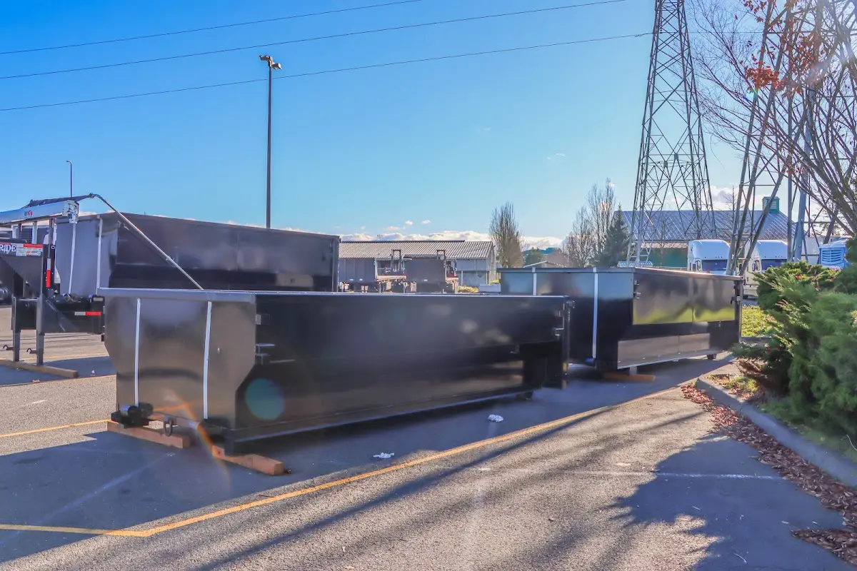 Roll-off dumpster ready for waste disposal at job site for 30 Yard Dumpster Rental in Batesburg-Leesville
